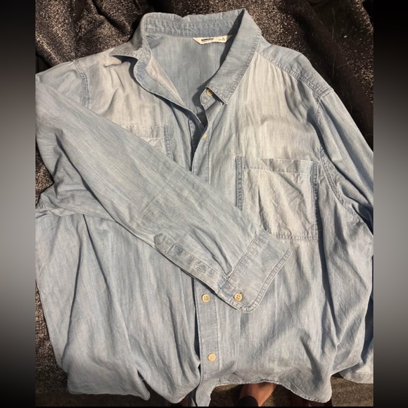 Sonoma Tops - Sonoma Denim Long Sleeve Button Down Shirt